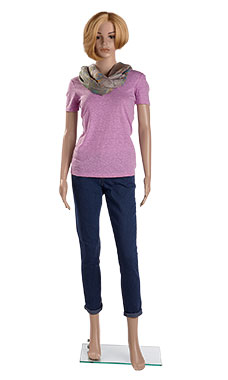 Female Caucasian Complexion Plastic Mannequin