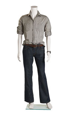 Plastic Headless Mannequin - Male