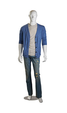 Male High Gloss Mannequins - White Male High Gloss Mannequins - White