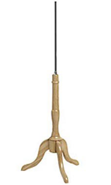 Natural Wood Tripod Dressmaker Form Base