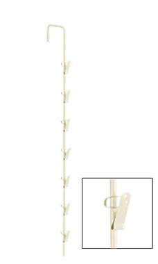 7 Hook Metal Spring Clip Merchandiser Strips