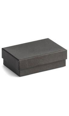 Black Cotton Filled Jewelry Boxes