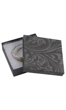 Elegant Jewelry Box 3½" x 3½" x 1" Elegant Jewelry Box 3½" x 3½" x 1"