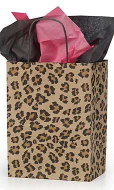 Medium Leopard Print Paper Shopping Bag Medium Leopard Print Paper Shopping Bag