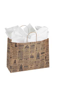 Medium Newsprint Kraft Paper Bags Medium Newsprint Kraft Paper Bags