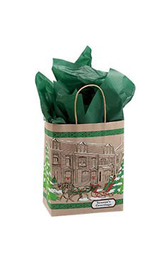 Medium Street Scene Paper Shopping Bags - Case of 100 Medium Street Scene Paper Shopping Bags - Case of 100