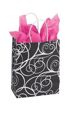 Elegant Swirl Paper Shopping Bag Elegant Swirl Paper Shopping Bag