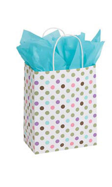 Playful Polkadot Paper Shopping Bag Playful Polkadot Paper Shopping Bag