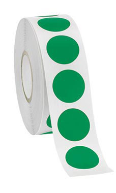 Green Self-Adhesive Colored Label Green Self-Adhesive Colored Label