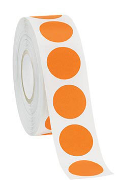Orange Self-Adhesive Colored Label Orange Self-Adhesive Colored Label