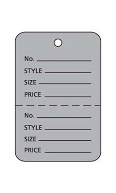Grey Unstrung Small Coupon Price Tag Grey Unstrung Small Coupon Price Tag