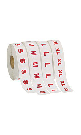 Self-Adhesive Round Size Labels Kit Self-Adhesive Round Size Labels Kit