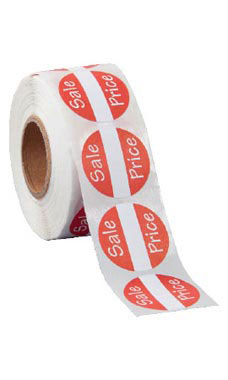 Self-Adhesive Sales Price Label Self-Adhesive Sales Price Label