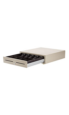 Beige Steel Cash Drawer With Lock and Removable Tr Beige Steel Cash Drawer With Lock and Removable Tr