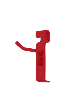 Made to Order 2" Wire Grid Peg Hook - Berry Red Made to Order 2" Wire Grid Peg Hook - Berry Red