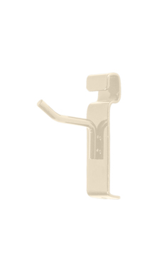 Made to Order 2" Wire Grid Peg Hook - Stoney White