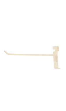 Made to Order 10" Wire Grid Peg Hook - Stoney White Made to Order 10" Wire Grid Peg Hook - Stoney White