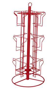 Made to Order Berry Red 12-Pocket Greeting Card Rack Made to Order Berry Red 12-Pocket Greeting Card Rack