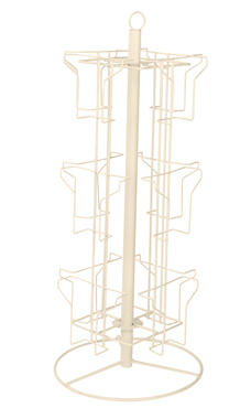 Made to Order Stoney White 12-Pocket Greeting Card Rack Made to Order Stoney White 12-Pocket Greeting Card Rack
