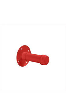 Made to Order 4.5" Pipe Faceout Wall Mount - Berry Red Made to Order 4.5" Pipe Faceout Wall Mount - Berry Red