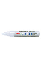 White Oil Based Paint Marker with 3/8 inch tip