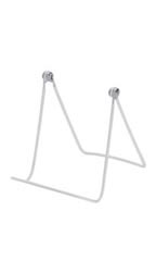 4 ¾ x 3 ¾ inch Adjustable White Vinyl Coated Easel - Pack of 6