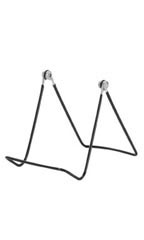 4 ¾ x 3 ¾ inch Adjustable Black Vinyl Coated Easel - Pack of 6