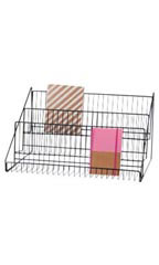 3-Tier Black Wire Countertop Rack