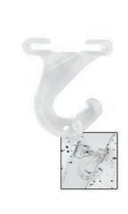 Lexan® Unbreakable Plastic Hinged Ceiling Clips