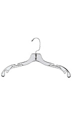 Economy 17 inch Plastic Dress Hangers