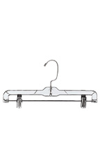 Economy 14 inch Plastic Skirt and Pants Hangers