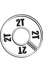 Round Size Divider for Hangrails - Size 2T