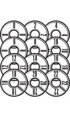 Round Size Divider for Hangrail Women's Assortment