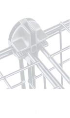 White Plastic Mini Grid Connector