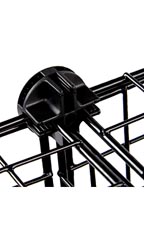 Black Plastic Mini Grid Connector