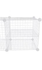 White Mini Grid Add-In Shelf