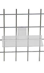 4 x 10 inch Clear Acrylic Shelf for Wire Grid