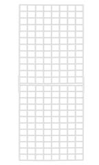 2 x 6 White Ready To Assemble Wire Grid Panels