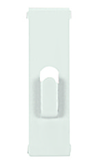 White Notch Hook for Wire Grid
