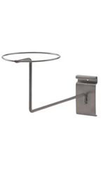 Boutique Raw Steel Single Hat Display for Wire Grid