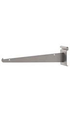 Boutique Raw Steel 12 inch Shelf Bracket for Wire Grid