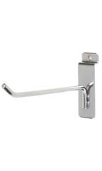 6 inch Chrome Peg Hook for Slatwall