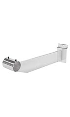 1 inch Chrome Round Hangrail Bracket for Slatwall