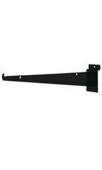 12 inch Black Shelf Bracket for Slatwall