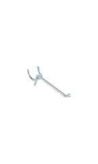 4 inch Chrome Peg Hook for ¼ inch Pegboard