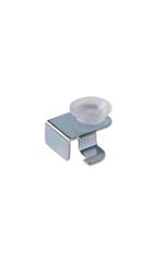 Left Lock-In Glass Shelf Rests with Rubber Bumpers