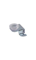 Right Lock-In Glass Shelf Rests with Rubber Bumpers