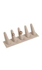 5-Ring Linen Finger Display