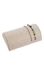 Half Moon Linen Bracelet Display