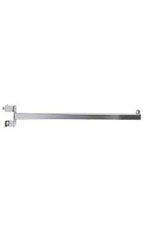 Straight Clamp-On Chrome Clothing Rack Add-On Arm